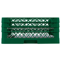 Vollrath PM4407-3 Traex® Plate Crate Green 44 Compartment Plate Rack - Holds 6 inch to 7 inch Plates