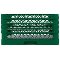 Vollrath PM3008-4 Traex® Plate Crate Green 30 Compartment Plate Rack - Holds 8 inch to 8 3/8 inch Plates