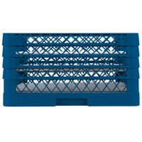Vollrath PM3008-4 Traex® Plate Crate Royal Blue 30 Compartment Plate Rack - Holds 8 inch to 8 3/8 inch Plates