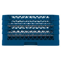 Vollrath PM3208-4 Traex® Plate Crate Royal Blue 32 Compartment Plate Rack - Holds 7 5/8 inch to 8 inch Plates