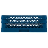 Vollrath PM3807-2 Traex® Plate Crate Royal Blue 38 Compartment Plate Rack - Holds 5 inch to 6 1/8 inch Plates
