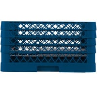 Vollrath PM1211-4 Traex® Plate Crate Royal Blue 12 Compartment Plate Rack - Holds 8 3/4 inch to 9 3/16 inch Plates