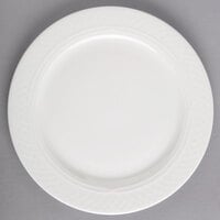Homer Laughlin by Steelite International HL8796900 Kensington Ameriwhite 10 1/2" Bright White China Plate - 12/Case