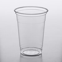Choice 16 oz. Clear PET Plastic Cold Cup - 50/Pack
