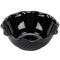 Dinex DXSWC1203 13 oz. Black Tulip SAN Bowl - 48/Case