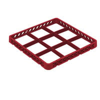 Vollrath TRF-02 Traex® Full-Size Red 9 Compartment Glass Rack Extender