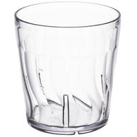 Dinex DX4GC907 Swirl 9 oz. Clear SAN Plastic Tumbler - 72/Case