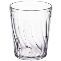 Dinex DX4GC607 Swirl 6 oz. Clear SAN Plastic Tumbler - 72/Case