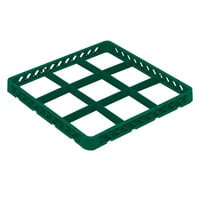 Vollrath TRF-19 Traex® Full-Size Green 9 Compartment Glass Rack Extender