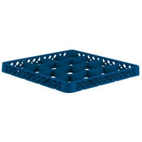 Vollrath TRD-44 Traex® Full-Size Royal Blue 16 Compartment Glass Rack Extender