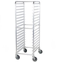 Channel 560N 36 Pan End Load Aluminum Bun / Sheet Pan Rack with Wire Slides  - Assembled