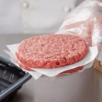 Torubia Waxed Butcher Paper Sheets, Hamburger Patty