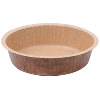 Solut 8 oz. Kraft Paper Baking Cup with Flange and Quick Release Coating - 50/Pack
