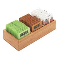 Cal-Mil 1246 Bamboo Packet Organizer - 9 1/2" x 4 1/2" x 2 1/4"