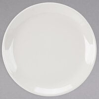 Homer Laughlin by Steelite International HL31000 Empire 10 3/8" Ivory (American White) Coupe China Plate - 12/Case