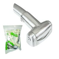 Crescent Suite Crescent Shower Rod Swivel Bracket with Brushed Finish - 2/Pack
