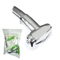 Crescent Suite Crescent Shower Rod Swivel Bracket with Bright Finish - 2/Pack