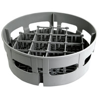 Jackson 07320-100-17-01 Round 12-Compartment Glass Rack for Jackson Model 10 Round Dish Machine - 17 1/2 inch