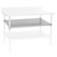 Eagle Group 2436GADJUS Galvanized Work Table Undershelf for 24 inch x 36 inch Table