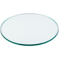 Eastern Tabletop 0814G 14" Round Tempered Glass Display Shelf