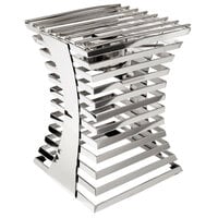 Eastern Tabletop 1720 Escalate Series 10 inch x 10 inch x 14 inch Stainless Steel Twelve Rung Riser with Cooking Grate and Sterno