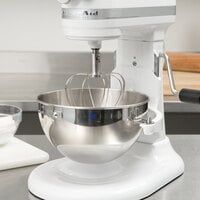 KitchenAid KN3CW Stainless Steel 3 Qt. Mixing Bowl and Whip for Stand Mixers