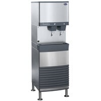 Follett 50FB425W-L 50 Series Water Cooled Freestanding Ice and Water Dispenser - 50 lb. Storage
