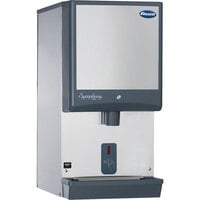 Follett 25CI425W-SI Symphony Countertop Water Cooled Ice Maker / Dispenser - 25 lb.