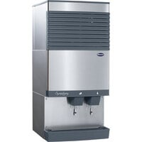 Follett 110CT425W-L Symphony Plus Countertop Water Cooled Ice Maker and Water Dispenser - 90 lb.