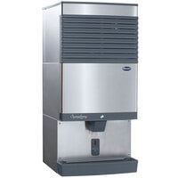 Follett 110CT425A-SI Symphony Plus Countertop Air Cooled Ice Maker / Dispenser - 90 lb.
