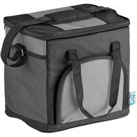 Choice Black Small Insulated Soft Cooler Bag with Shoulder Strap (Holds 24 Cans)