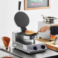 Single Head Non-stick Commercial Belgian Waffle Maker with Timer TTS-2210C