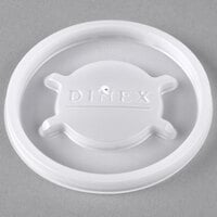 Dinex DX20019000 Translucent Disposable Lid for Cambro Newport 5 oz. Tumbler, Cambro LT6 6 oz. Laguna Tumbler, and Cambro NT5 6.4 oz. Newport Tumbler - 1500/Case
