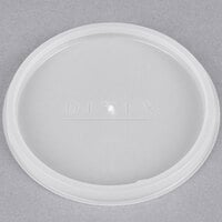 Dinex DX11928714 Translucent Disposable Lid for Carlisle 5501 Stackable 5 oz. Tumbler, Cambro 500P 5.2 oz. Tumbler, Cambro 500CW 5.4 oz. Tumbler, and Dinex DX1192 6 oz. Juice Cup - 1000/Case