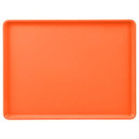 Cambro 1216D222 12" x 16" Orange Pizazz Dietary Tray - 12/Case