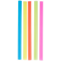 Choice 8 1/2" Colossal Neon Unwrapped Straw   - 4000/Case