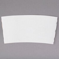 12-24 oz. White Customizable Coffee Cup Sleeve - 1800/Case