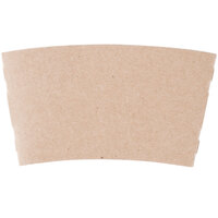 10 oz. Natural Kraft Customizable Coffee Cup Sleeve - 1800/Case