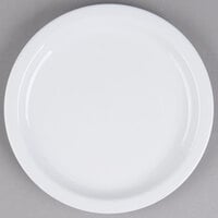 Tuxton CLA-074 Colorado 7 1/2" Bright White Narrow Rim China Plate - 36/Case