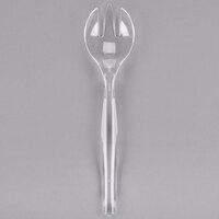 Visions 10" Clear Disposable Plastic Serving Fork - 72/Case