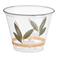 Bare by Solo RTP9RBARE Eco-Forward 9 oz. RPET Squat Cold Cup - 50/Pack