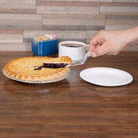 Visions 10 inch Clear Disposable Plastic Pie Server - 6/Pack