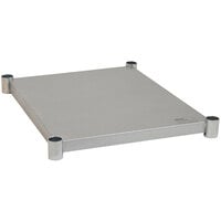 Eagle Group 3024GADJUS Adjustable Galvanized Work Table Undershelf for 30 inch x 24 inch Tables