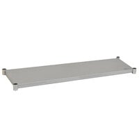 Eagle Group 2472GADJUS Adjustable Galvanized Work Table Undershelf for 24 inch x 72 inch Tables
