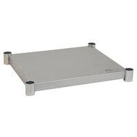 Eagle Group 2424GADJUS Adjustable Galvanized Work Table Undershelf for 24 inch x 24 inch Tables