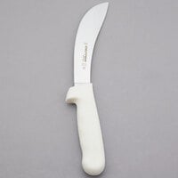 Dexter-Russell 06123 6 inch Sani-Safe Beef Skinning Knife with White Handle