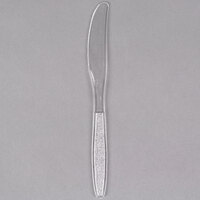 Visions Clear Heavy Weight Plastic Knife - Case of 1000