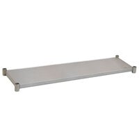 Eagle Group 2484SADJUS-18/4 Adjustable Stainless Steel Work Table Undershelf for 24 inch x 84 inch Tables