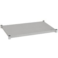 Eagle Group 3048SADJUS-18/4 Adjustable Stainless Steel Work Table Undershelf for 30 inch x 48 inch Tables