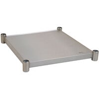 Eagle Group 3024SADJUS-18/4 Adjustable Stainless Steel Work Table Undershelf for 30" x 24" Tables